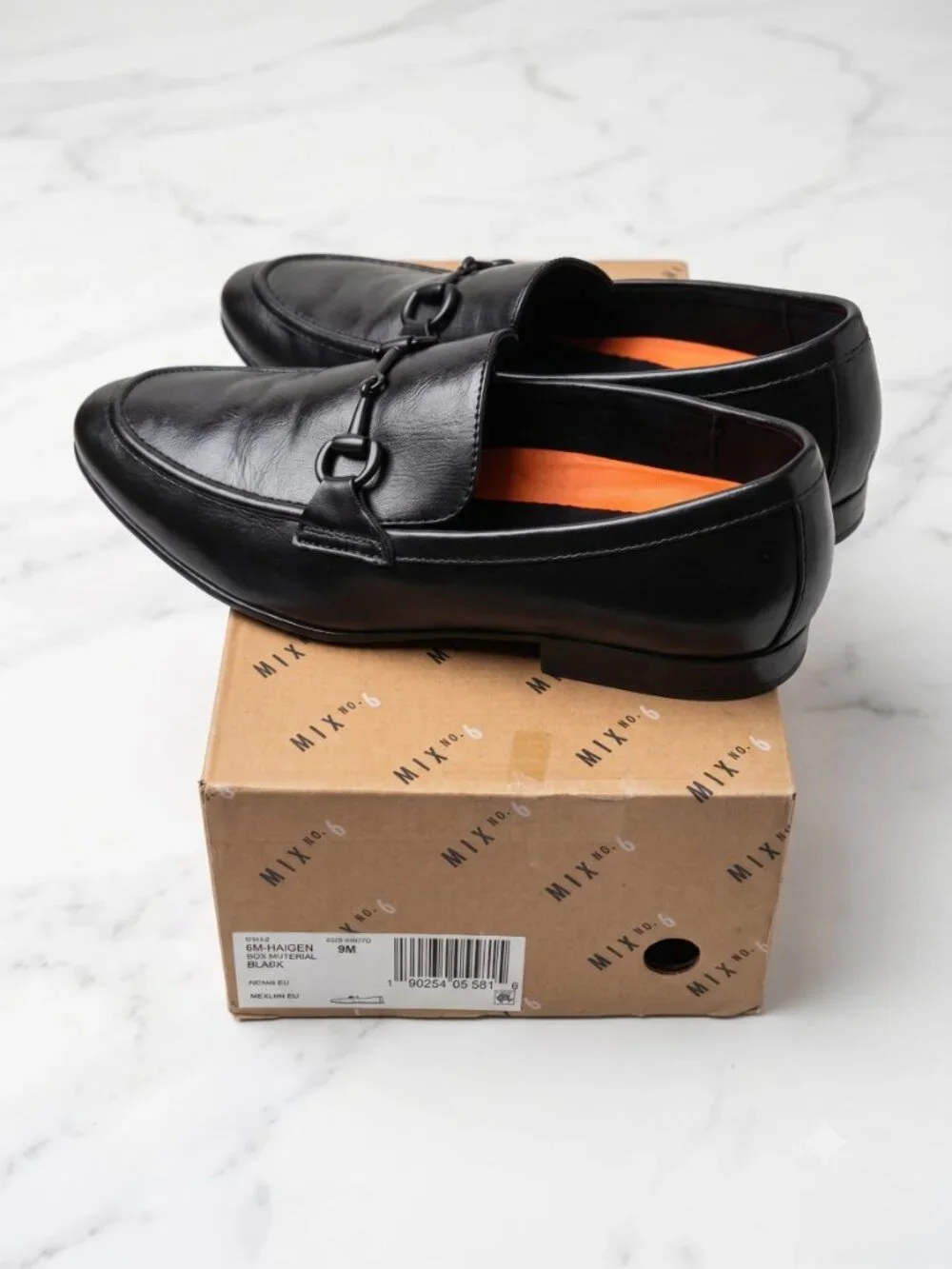Mix No. 6 Hardien Black Bit Loafers - Men's Size 9
